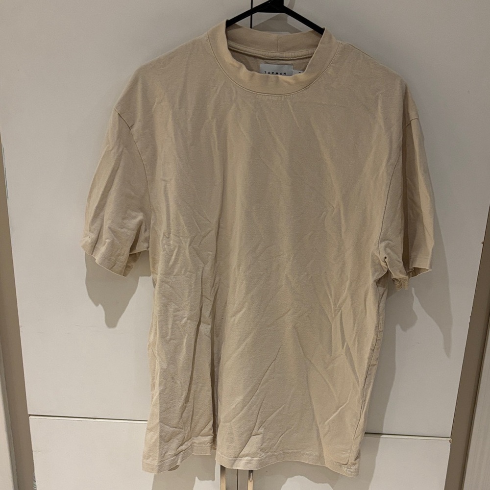 Topman Light Tan Short Sleeve Tee